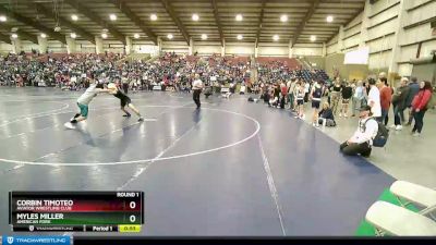 110 lbs Round 1 - Myles Miller, American Fork vs Corbin Timoteo, Aviator Wrestling Club