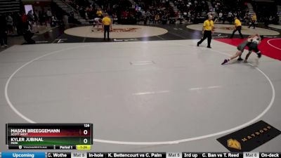 126 lbs Cons. Round 3 - Kyler Jubinal, Park vs Mason Breeggemann, Scott West