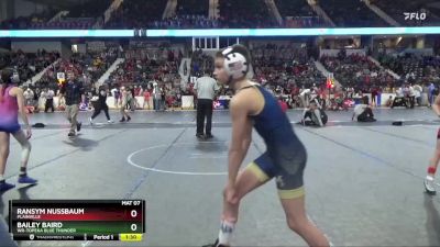 75 lbs Semifinal - Bailey Baird, WR-Topeka Blue Thunder vs Ransym Nussbaum, Plainville