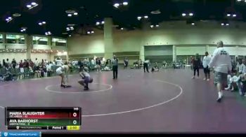 145 lbs Round 6 (10 Team) - Maria Slaughter, STL Green vs Ava Barhorst, Griffin Fang