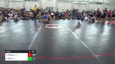 160 lbs Pools - Samual Goldbau, Ohio Gold 14K vs Conner Moore, Patriots Wrestling Club