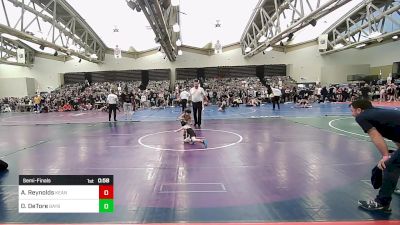 44-T2 lbs Semifinal - Axel Reynolds, Keansburg Titans vs Daniel DeTore, Bayport-Blue Point