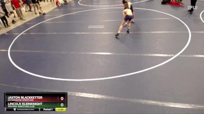 92 lbs Semifinal - Lincoln Kleinknight, Waconia Wrestling Club vs Jaxton Blackketter, No Nonsense Wrestling