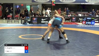 53 lbs Rr Rnd 1 - Haley Augello, Sunkist Kids Wrestling Club vs Tiare Ikei, Unattached