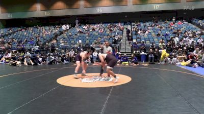 285 lbs Rr Rnd 1 - Ethan Salazar, Wayland Baptist University vs Darrian Hoobery, Eastern Oregon University