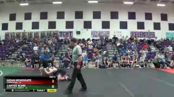 134 lbs Round 4 (6 Team) - Aidan Newdigate, Springboro vs Carter Kuhn, Olentangy Liberty