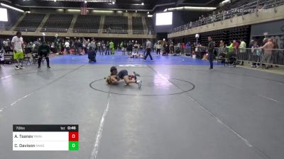 70 lbs Final - Alexaner Tsanev, Parkton vs Chance Davison, Randallstown