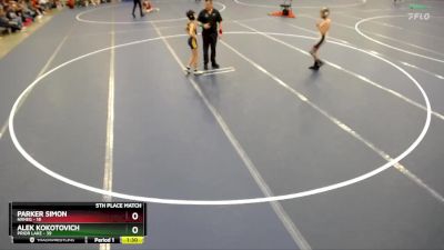 88 lbs Finals (8 Team) - Alek Kokotovich, Prior Lake vs Parker Simon, NRHEG