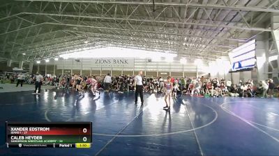 71 lbs Round 2 (4 Team) - Xander Edstrom, Idaho 1 vs Caleb Heyder, Sanderson Wrestling Academy