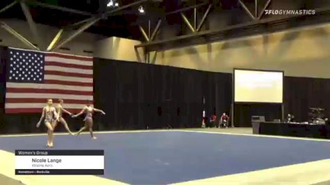 Nicole Lange - Women's Group, Xtreme Acro - 2021 USA Gymnastics Championships