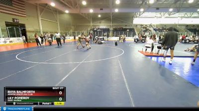 150 lbs Cons. Round 2 - Lily Pomeroy, Saint George vs Rhya Balmforth, Aviator Wrestling Club