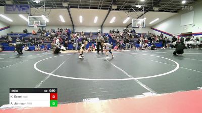 55 lbs Consolation - Knox Greer, Salina Wrestling Club vs Andrew Johnson, Pitbull Wrestling Academy