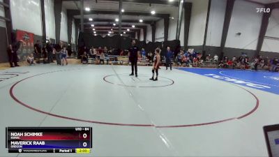 84 lbs Quarterfinal - Noah Schimke, NWWC vs Maverick Raab, Oregon