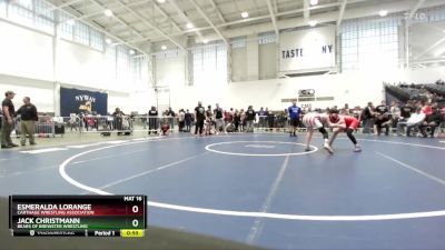 113 lbs Cons. Round 3 - Jack Christmann, Bears Of Brewster Wrestling vs Esmeralda Lorange, Carthage Wrestling Association