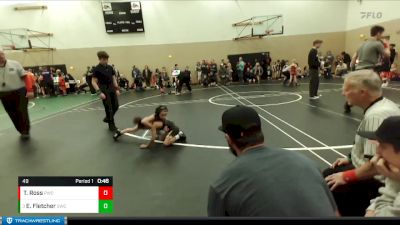 49 lbs Quarterfinal - Emmett Fletcher, Steelclaw Wrestling Club vs Treyson Ross, Punisher Wrestling Company