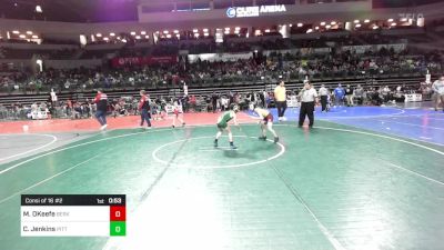 65 lbs Consi Of 16 #2 - Mickey OKeefe, Berkeley Twp vs Cole Jenkins, Pittsgrove Wrestling Association