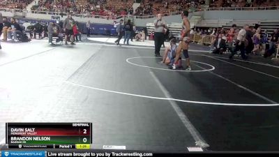 D4-157 lbs Semifinal - Brandon Nelson, Bagdad HS vs Davin Salt, Monument Valley