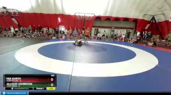 100 lbs Round 3 (6 Team) - Mia Kurth, Team Yellow vs Allison Ashbrook, Team Green