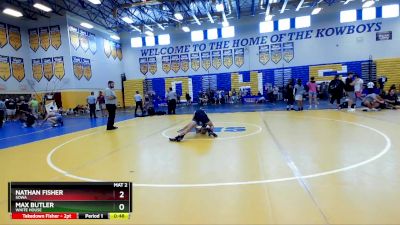 120 lbs Cons. Round 2 - Nathan Fisher, SOWA vs Max Butler, White House