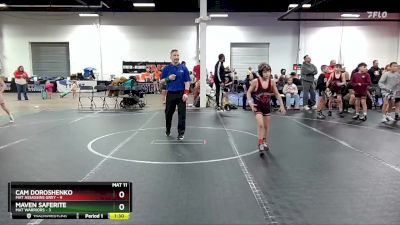 60 lbs Round 6 (8 Team) - Maven Saferite, Mat Warriors vs Cam Doroshenko, Mat Assassins Grey