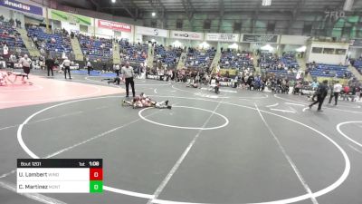 70 lbs Quarterfinal - Uriah Lambert, Windsor Middle School vs Case Martinez, Montrose Elite