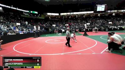 85 lbs Cons. Round 1 - Carter Morrison, CHW1 vs Lincoln Esposito, LONA