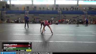 138 lbs Cons. Round 4 - Seve Lombardo, Boys` Latin School vs Gabriel Hatfield, St. James School