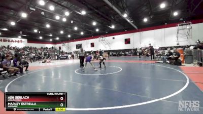 Cons. Round 1 - Ash Gerlach, Laguna Hills vs Marley Estrella, Norwalk