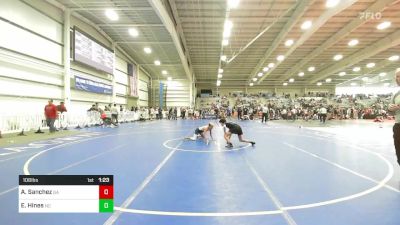 106 lbs Round Of 32 - Adonnis Sanchez, GA vs Ethan Hines, NC