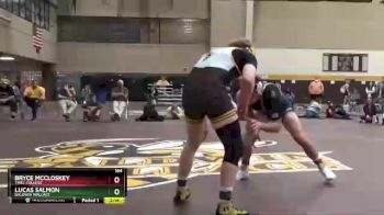 184 lbs 1st Place Match - Lucas Salmon, Baldwin Wallace vs Bryce McCloskey, Thiel College