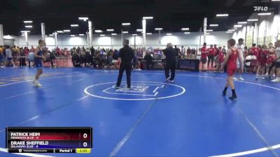 92 lbs Semis & 3rd Wb (16 Team) - Patrick Heim, Minnesota Blue vs Drake Sheffield, Oklahoma Blue