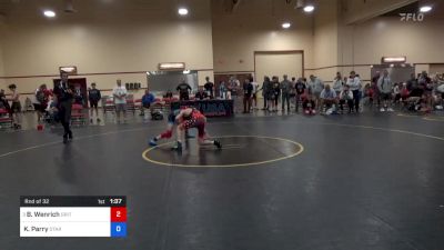 48 kg Rnd Of 32 - Brayden Wenrich, Grit Mat Club vs Kimball Parry, Star Valley Wrestling Club