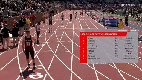 High School Boys' 4x100m Relay, Prelims 20