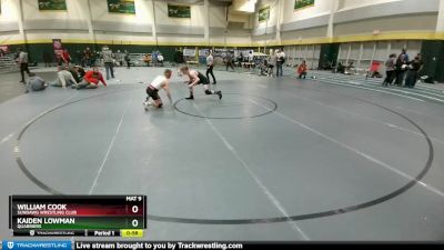 145 lbs Cons. Semi - William Cook, Sundawg Wrestling Club vs Kaiden Lowman, Quarriers