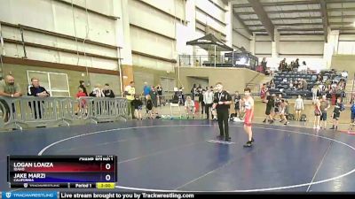 113 lbs Champ. Round 1 - Logan Loaiza, Idaho vs Jake Marzi, California