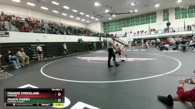 132C Round 1 - Frankie Strickland, Riverton vs Mason Haines, Natrona County