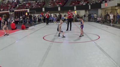 40 lbs Cons. Semi - Nathan Jennings, Buzzsaw vs Tyson Nimmick, Havre Wrestling Club