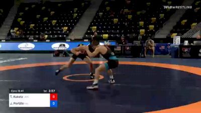 57 kg Consolation - Tanner Kuketz, Unattached vs Justin Portillo, Viking Wrestling Club (IA)