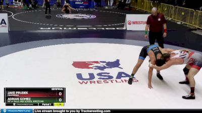 79 lbs Semifinal - Jake Prudek, California vs Adrian Gomez, De La Salle High School Wrestling