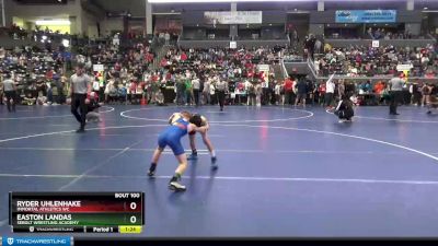 65 lbs Champ. Round 1 - Ryder Uhlenhake, Immortal Athletics WC vs Easton Landas, Sebolt Wrestling Academy