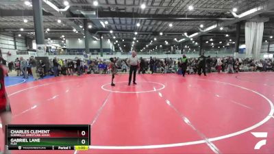 60 lbs Champ. Round 1 - Charles Clement, Guerrilla Wrestling Assoc. vs Gabriel Lane, Flex