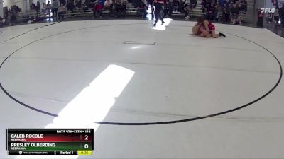 123 lbs Cons. Round 3 - Presley Olberding, Nebraska vs Caleb Rocole, Nebraska