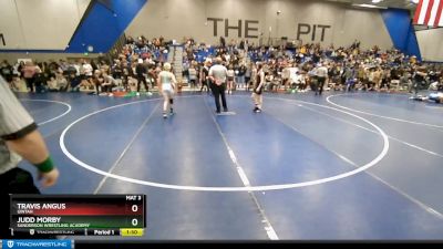 96 lbs Quarterfinal - Judd Morby, Sanderson Wrestling Academy vs Travis Angus, Uintah