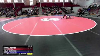 101 lbs Quarterfinal - Karina Torres, Carthage College vs Kelly Enriquez, Wisconsin Stevens Point