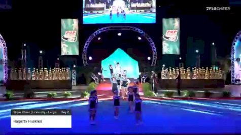Hagerty Huskies [2020 Show Cheer 3 - Varsity - Large Day 2] 2020 Pop Warner National Cheer & Dance Championship