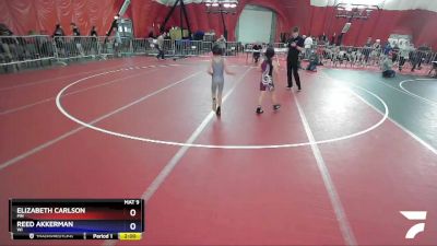 63 lbs 5th Place Match - Elizabeth Carlson, MN vs Reed Akkerman, WI