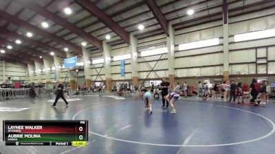 130 lbs Quarterfinal - Laynee Walker, Wyoming vs Aubrie Molina, Hawaii