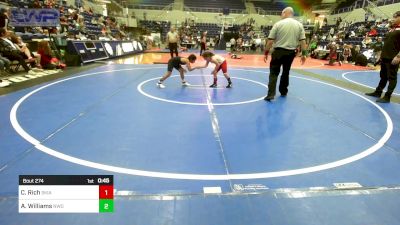 58 lbs Rr Rnd 3 - Cali Rich, Skiatook Bulldog Wrestling vs Alivia Williams, Northwestern Oklahoma Wrestling