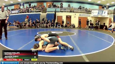 95 lbs Round 1 (4 Team) - Nathan Phillips, Crown Point vs Jackson Earls, Perry Meridian