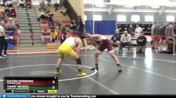 149 lbs Quarterfinal - Colton Stoneking, Fairmont State vs Tommy Nichols, American International